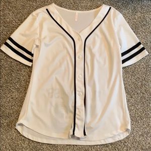 Flawless Baseball Style Jersey Top